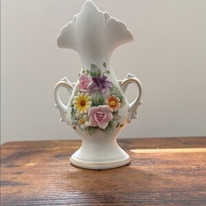 Vintage Lefton Hand Painted Bud Vase